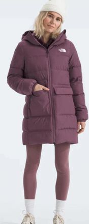 The North Face Gotham Jacket Womens Mauve 600-Down Insulated Parka DDR3135