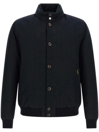Moorer Dark Blue Solid Jacket