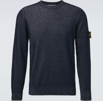 Stone Island Compass cotton-blend sweater