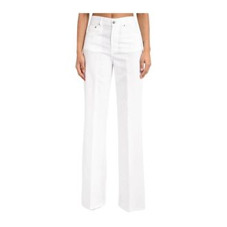 Dondup Amber Wide-leg Jeans - female - Dondup - Wide Jeans - White - W26 - Jeans