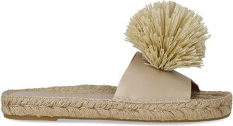 Paloma Barceló Agnes Beige Flat Sandal