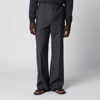 Valentino Pantalone grigio in misto lana