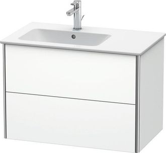 Duravit Duravit Xsquare Mueble Bajo Lavabo Suspendido, 2 Cajones, Lavabo