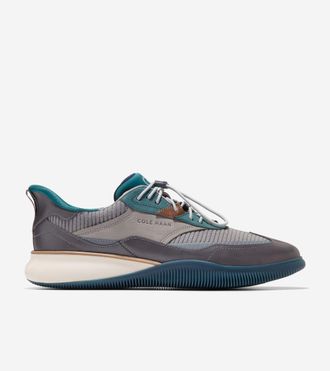 Cole Haan Mens 6.ZER&Oslash;GRAND Quick-On Sneakers - Grey Size 10.5