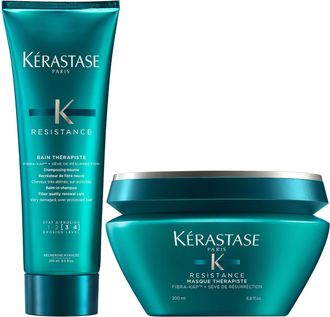 Kerastase Womens K&eacute;rastase Resistance Duo: Bain Th&eacute;rapiste Balm-In Shampoo 250ml & Masque 200ml - One Size