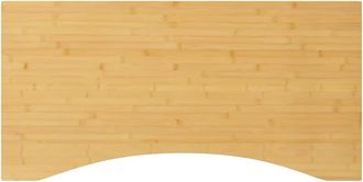 vidaXL Piano Scrivania 110x55x4 Cm In Bamb&ugrave; - Vidaxl