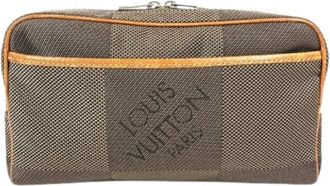 Louis Vuitton Pre-owned Damier Geant Fanny Pack - Heren - Vintage Heuptassen - Bruin - ONE Size - Vintage