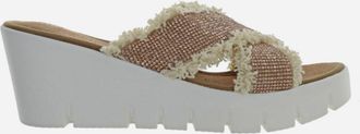 bernie mev. Womens Venti Vivian Sandal In Rose Gold