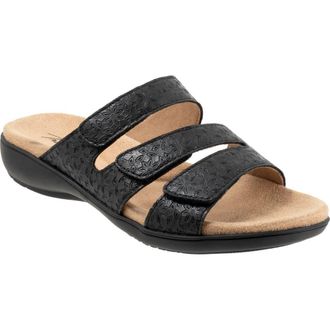 Trotters Rose Tool Slide Sandal in Black at Nordstrom Rack, Size 10.5