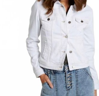 Bianco Jean Jacket In White