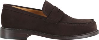John Spencer Brown Superbuck Minimalist Suede Loafers