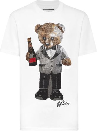 Philipp Plein T-shirt con paillettes - Bianco