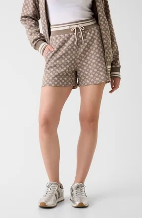 Guess Aggie Tie Waist Shorts in Brown at Nordstrom, Size X-Small