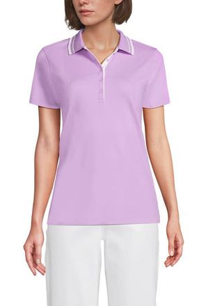 Lands End Supima Cotton Polo Shirt in Lilac Breeze/white at Nordstrom, Size X-Small P