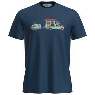 Icebreaker Merino 150 Tech Lite S/S Tee Transportage Merinoshirt f&uuml;r Herren | blau