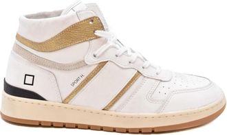 D.A.T.E. Stijlvolle High-Top Sneakers - Dames - Sneakers - Wit - 39 EU - Schoenen