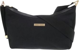Gucci Pre-owned Nylon Shoulder Bag - Dames - Vintage Schoudertas - Zwart - ONE Size - Nylon - Vintage
