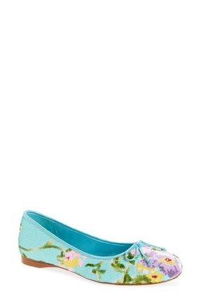 Jeffrey Campbell Kalli Sequin Flat in Blue Combo at Nordstrom, Size 8.5