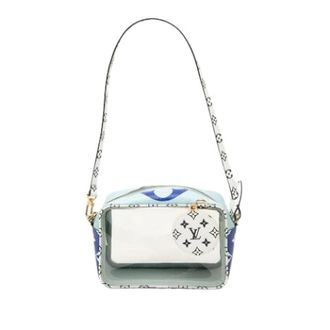 Louis Vuitton Pre-owned Giant Beach Pouch - Dames - Pre-owned - Blauw - Maat: ONE Size