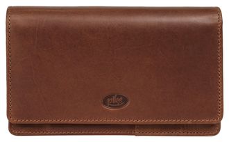 Pik&eacute; Geldb&ouml;rse PIK&Eacute;, Damen, braun, Leder, leicht gl&auml;nzend, unifarben, Kleinlederwaren Geldb&ouml;rse, echt Leder