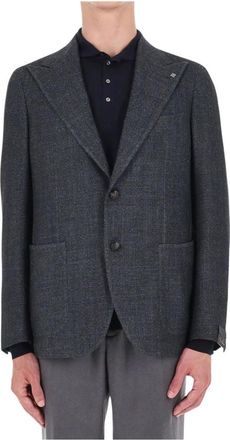Tagliatore Pino Lerario Blazer - Heren - Blazers - Grijs - XL - Wol - Jassen