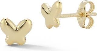 Ember Fine Jewelry 14K Gold Butterfly Stud Earrings at Nordstrom Rack