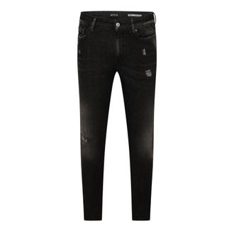 Replay Womens Replay New Luz Skinny-Fit Jeans in Grey