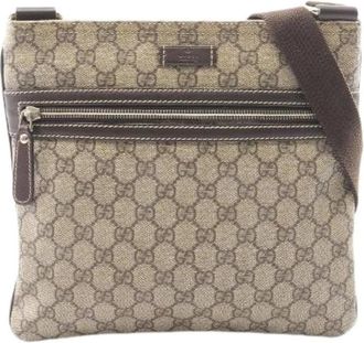 Gucci Pre-owned Borsa a Spalla GG Supreme - - Pre-owned - Donna - Beige - ONE SIZE