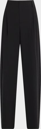 Vince Pleated Wide-Leg Trousers
