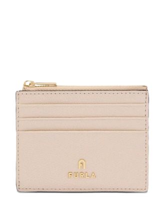 Furla Camelia zip card-holder - Neutrals