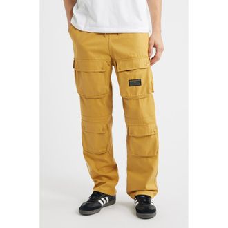 Billionaire Boys Club BB Hemisphere Cotton Twill Cargo Pants in Honey Mustard at Nordstrom Rack, Size X-Large R