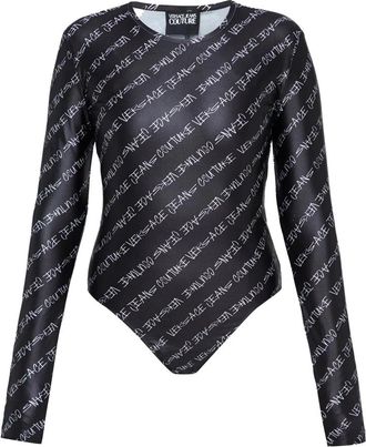 Versace Jeans Couture Body - Dames - Bodies - Zwart - XS - Tops