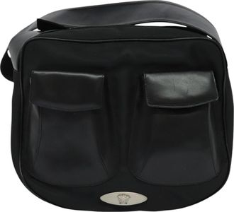 Versace Black Nylon Shoulder Bag (Pre-Owned)