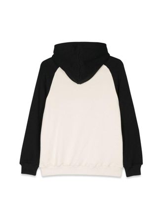 Msgm Raglan Cotton Hoodie - Multicolor