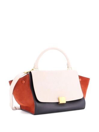 Celine Tricolor Trapeze Bag Leather Small satchel - Multicolore