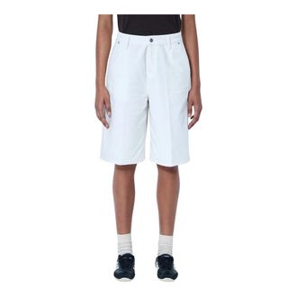 Carhartt Work in Progress Nixon Single Knee Short - Dames - Denim shorts - Wit - L - Katoen - Korte Broeken