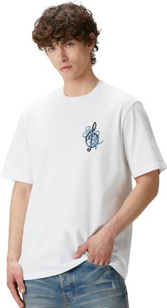 Amiri Mens Jazz Band T-Shirt in White