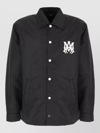 Amiri long sleeve coat side pocket design