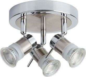 Searchlight Lampada Da Soffitto A Led Apparecchio DIlluminazione DArgento Cromato Corridoio Ufficio Camera Da Letto Soggiorno Illuminazione