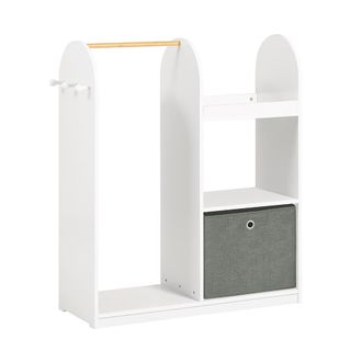 SoBuy Mueble organizador para juguetes y ropa madera blanco
