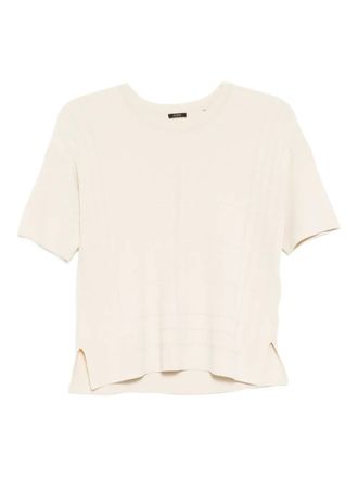 Joseph Animation top - women - Viscose/Polyester - L - Neutrals