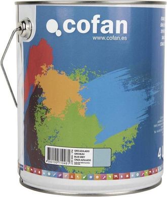 cofan Esmalte Sint&eacute;tico (4 L) Gris Azulado, Esmalte Sint&eacute;tico Al Disolvente Disponible En Una Amplia Gama De Colores Y Tonalidades Fabricado A Base De Resin
