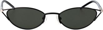 Alexander McQueen Oval Sunglasses Am0563 S 001