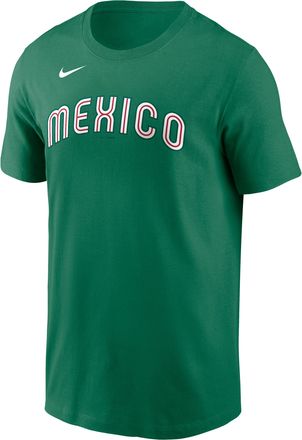 Nike Jarren Duran Mexico National Baseball Team 2026 World Baseball Classic Nike Mens T-Shirt in Green | N19938YW3X-72M