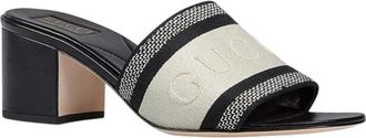Gucci Black Logo Heels