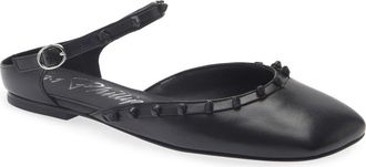 3.1 Phillip Lim Mary Jane Leather Flat in Black at Nordstrom Rack, Size 9Us / 39Eu