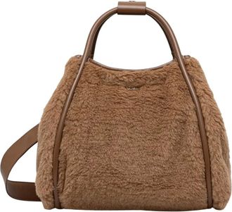 Max Mara Shopper Tote - Dames - Tassen - Bruin - Maat: ONE Size Wol