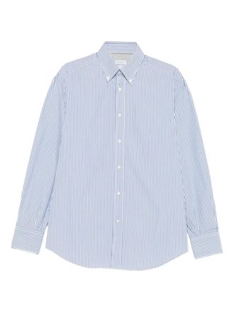 Brunello Cucinelli Gestreept overhemd - Blauw