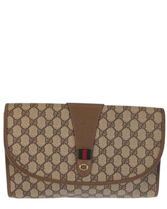 Gucci Vintage Beige Clutch Bag (Authentic Pre-Loved)