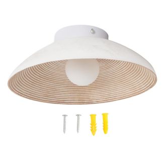 OEM Aplique De Pared Retro De Resina Y Hierro Forjado, Estilo Japon&eacute;s Wabi Sabi G9, Ideal Para Un Dormitorio O Sala De Estar